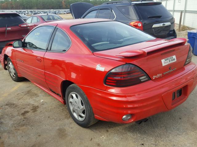 1G2NF12T21M501276 - 2001 PONTIAC GRAND AM S RED photo 3