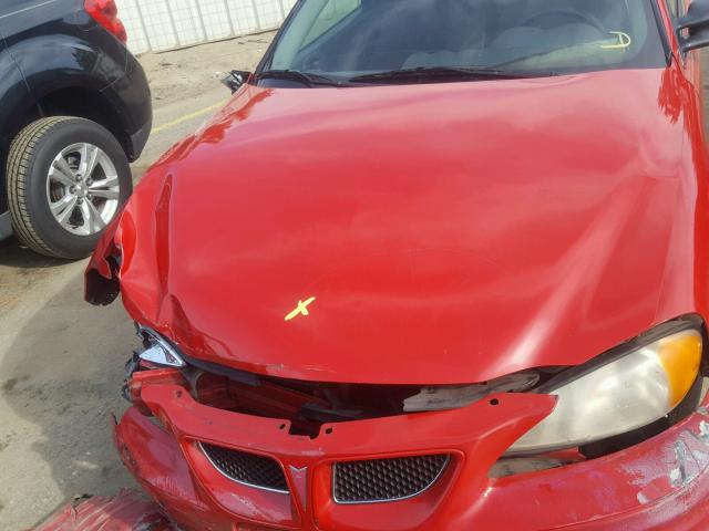 1G2NF12T21M501276 - 2001 PONTIAC GRAND AM S 红色 照片 7
