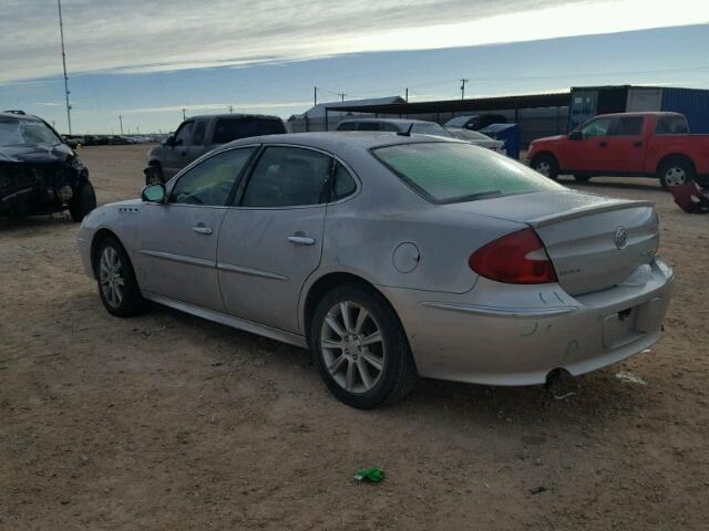 2G4WN58C581321549 - 2008 BUICK LACROSSE S SILVER photo 3