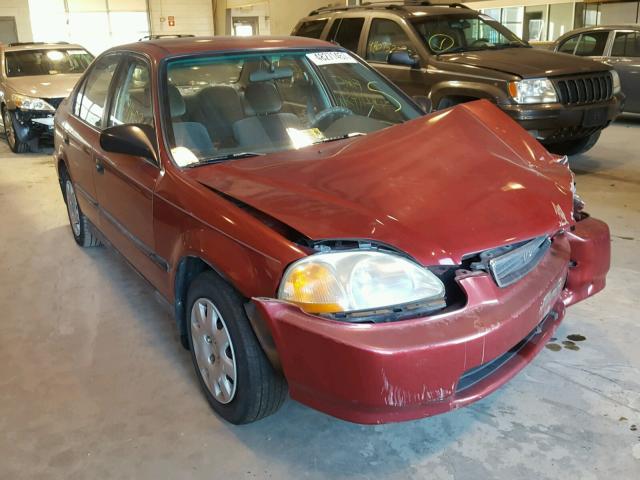 1HGEJ6674WL026779 - 1998 HONDA CIVIC LX RED photo 1