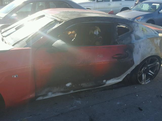 1G1FE1R7XH0161655 - 2017 CHEVROLET CAMARO SS Rojo foto 10