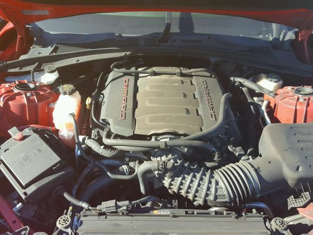 1G1FE1R7XH0161655 - 2017 CHEVROLET CAMARO SS Rojo foto 7