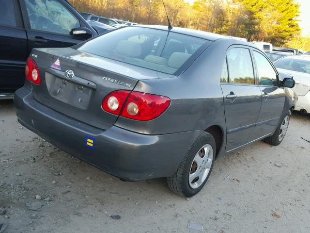 2T1BR32E75C377222 - 2005 TOYOTA COROLLA CE GRAY photo 4