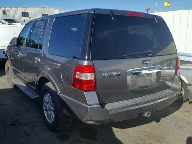 1FMJU1H53CEF27189 - 2012 FORD EXPEDITION GRAY photo 3