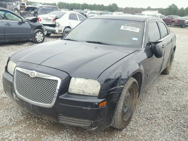 2C3KA43R16H413738 - 2006 CHRYSLER 300 BLACK photo 2