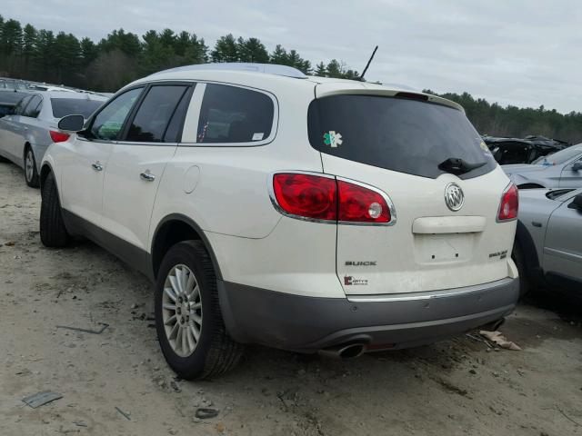 5GALVBED2AJ237074 - 2010 BUICK ENCLAVE CX WHITE photo 3