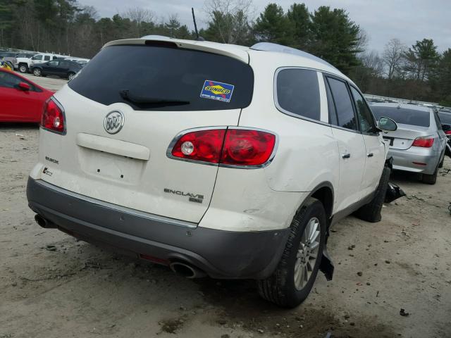 5GALVBED2AJ237074 - 2010 BUICK ENCLAVE CX WHITE photo 4