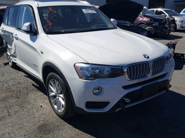 5UXWZ7C50H0T43546 - 2017 BMW X3 SDRIVE2 WHITE photo 1