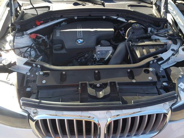 5UXWZ7C50H0T43546 - 2017 BMW X3 SDRIVE2 WHITE photo 7
