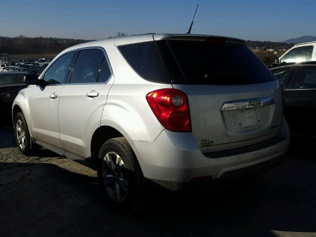 2CNFLCEC7B6261881 - 2011 CHEVROLET EQUINOX LS SILVER photo 3