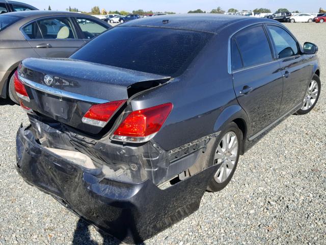 4T1BK3DB6CU454388 - 2012 TOYOTA AVALON BAS GRAY photo 4