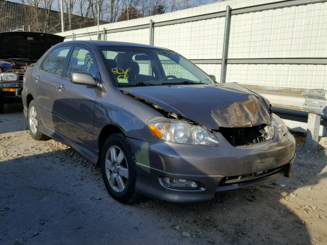 1NXBR32E18Z938405 - 2008 TOYOTA COROLLA CE GRAY photo 1