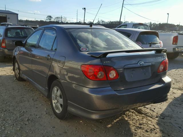 1NXBR32E18Z938405 - 2008 TOYOTA COROLLA CE GRAY photo 3