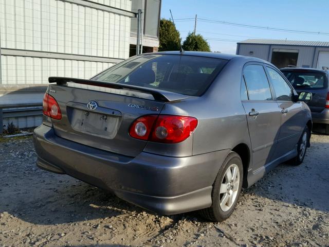 1NXBR32E18Z938405 - 2008 TOYOTA COROLLA CE GRAY photo 4