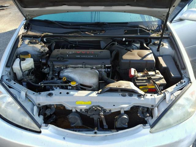 4T1BE32K04U858363 - 2004 TOYOTA CAMRY LE SILVER photo 7