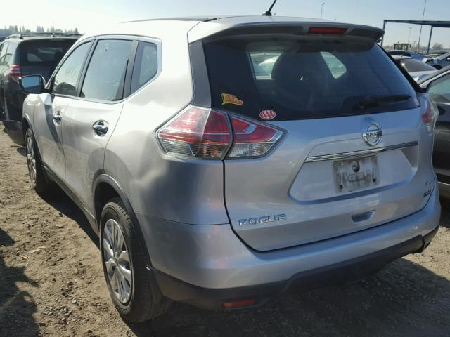 5N1AT2MV1EC806489 - 2014 NISSAN ROGUE S SILVER photo 3