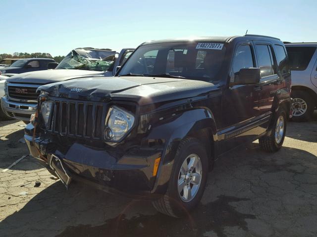 1C4PJLAK4CW126750 - 2012 JEEP LIBERTY SP BLACK photo 2