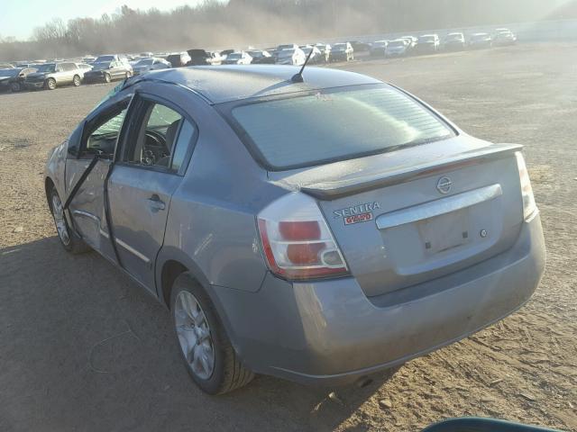 3N1AB6AP7BL716352 - 2011 NISSAN SENTRA 2.0 GRAY photo 3