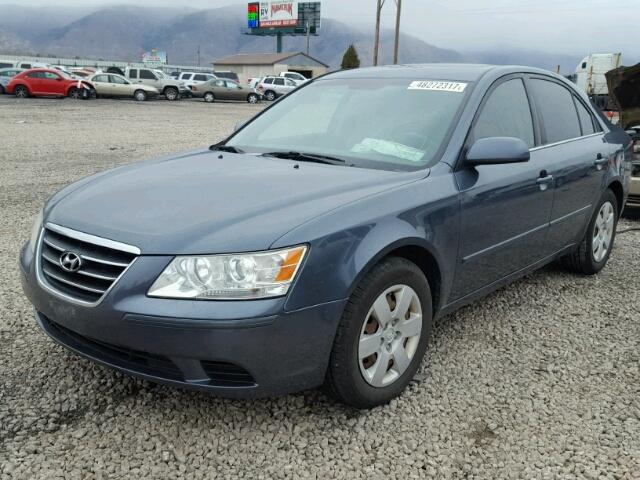 5NPET46C39H447525 - 2009 HYUNDAI SONATA GLS GRAY photo 2