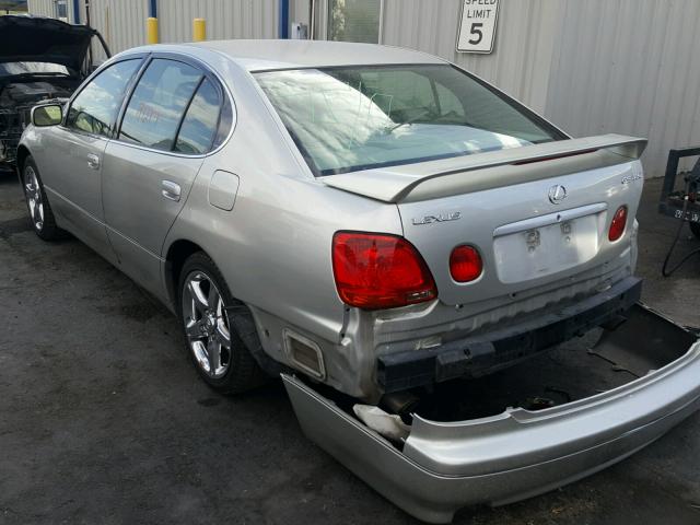 JT8BL69S920011345 - 2002 LEXUS GS 430 SILVER photo 3