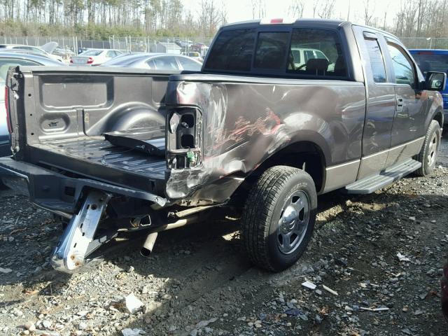 1FTPX12515FA44229 - 2005 FORD F150 GRAY photo 4