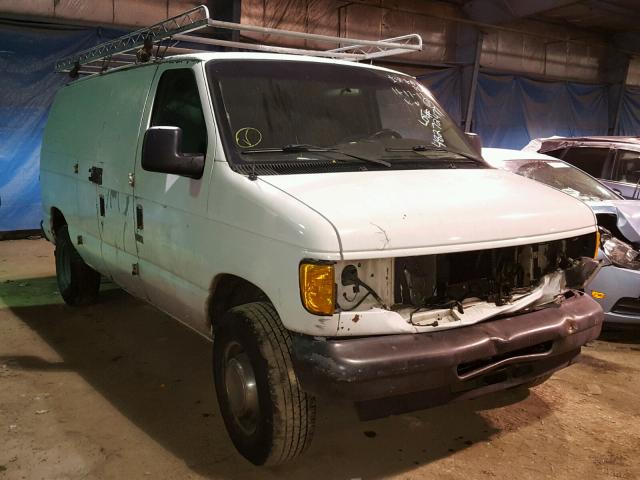 1FTNE24W55HB09130 - 2005 FORD ECONOLINE WHITE photo 1