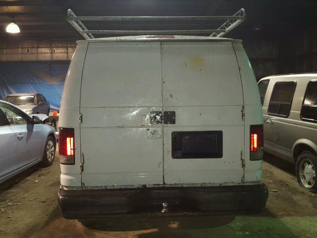 1FTNE24W55HB09130 - 2005 FORD ECONOLINE WHITE photo 6