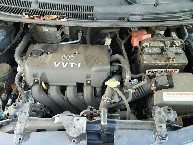 JTDBT923671072871 - 2007 TOYOTA YARIS BLUE photo 7