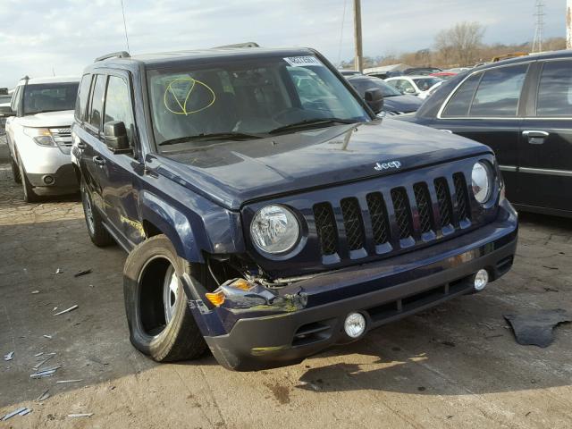 1C4NJPBA0GD664335 - 2016 JEEP PATRIOT SP BLUE photo 1