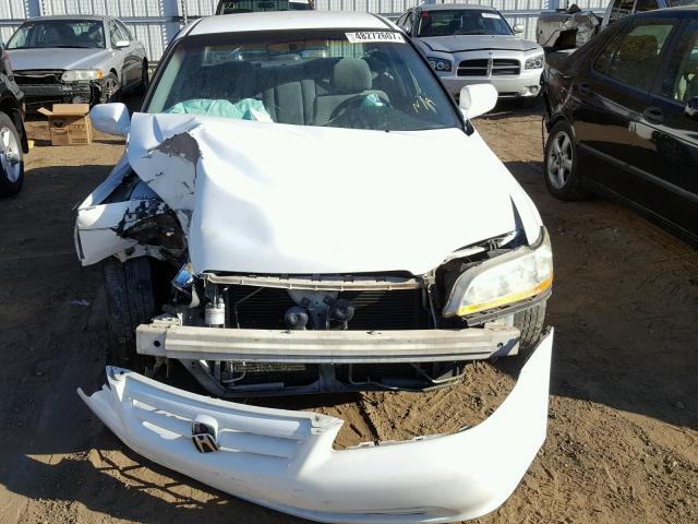 1HGCG56441A066290 - 2001 HONDA ACCORD LX WHITE photo 7