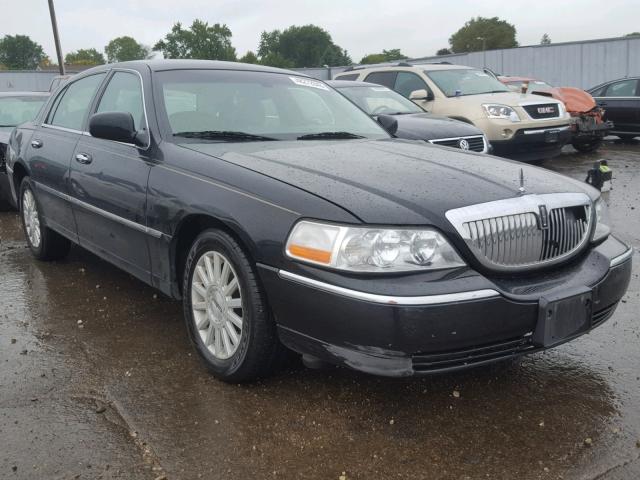 1LNHM81W93Y627550 - 2003 LINCOLN TOWN CAR E BLACK photo 1