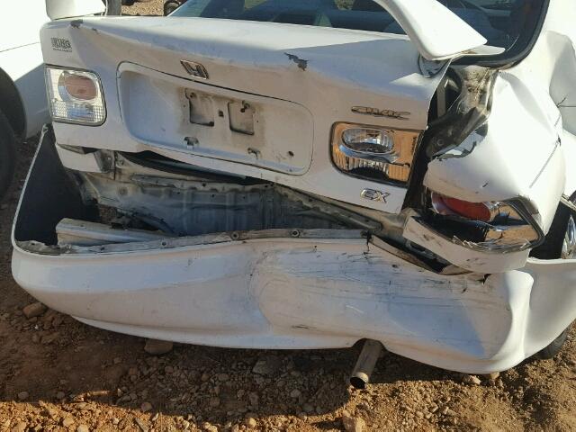 1HGEJ8243XL088764 - 1999 HONDA CIVIC EX WHITE photo 9