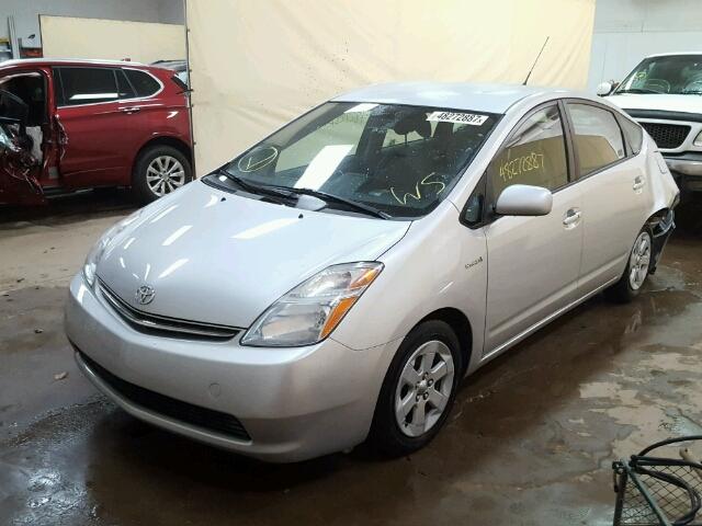 JTDKB20U597857663 - 2009 TOYOTA PRIUS SILVER photo 2