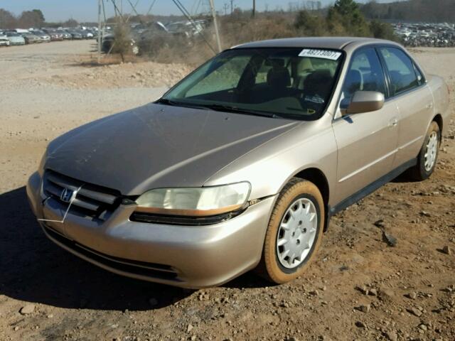 1HGCG56491A147270 - 2001 HONDA ACCORD LX GOLD photo 2