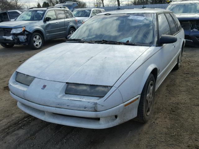 1G8ZK8275SZ303598 - 1995 SATURN SW2 WHITE photo 2