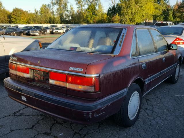 JM1GD2225K1760225 - 1989 MAZDA 626 MAROON photo 4