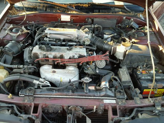 JM1GD2225K1760225 - 1989 MAZDA 626 MAROON photo 7