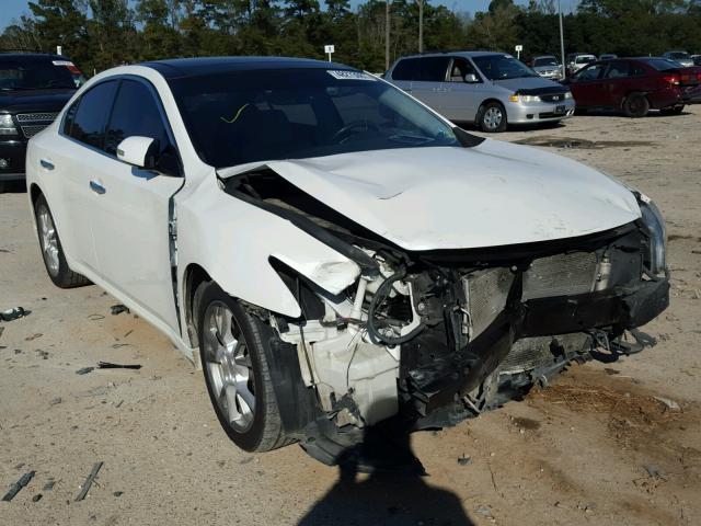 1N4AA5AP1EC458765 - 2014 NISSAN MAXIMA S WHITE photo 1