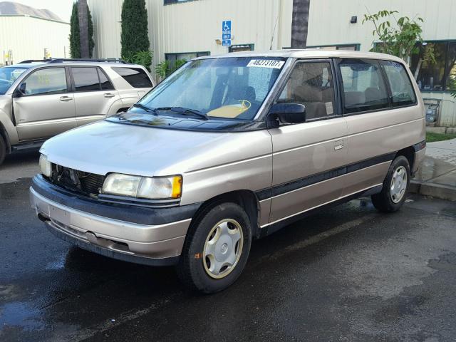 JM3LV5223S0703712 - 1995 MAZDA MPV WAGON TAN photo 2