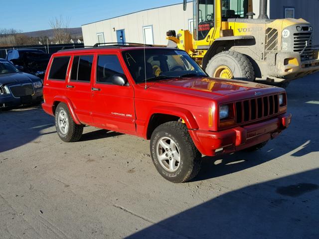 1J4FJ68S1WL266063 - 1998 JEEP CHEROKEE S RED photo 1