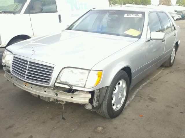 WDBGA57E6TA316123 - 1996 MERCEDES-BENZ S 600 SILVER photo 2