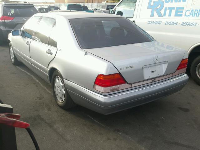 WDBGA57E6TA316123 - 1996 MERCEDES-BENZ S 600 SILVER photo 3