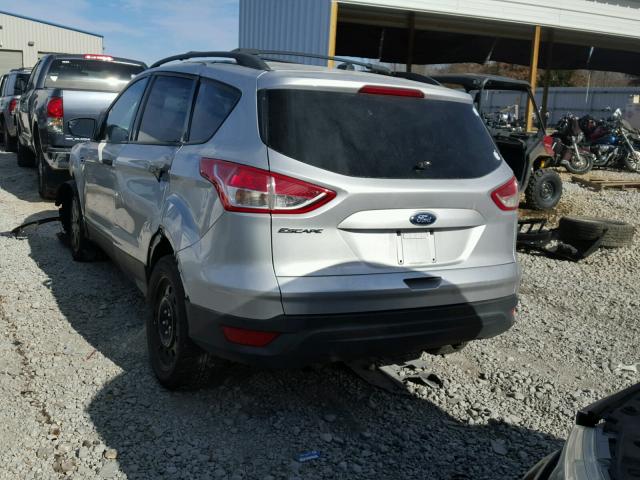 1FMCU0F72DUB17417 - 2013 FORD ESCAPE S SILVER photo 3