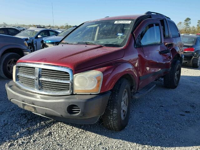 1D4HD38K36F126344 - 2006 DODGE DURANGO SX RED photo 2