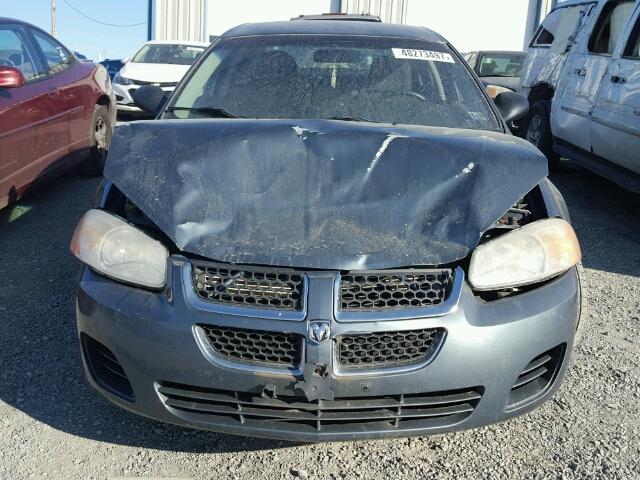 1B3AL46T16N211466 - 2006 DODGE STRATUS SX GRAY photo 9