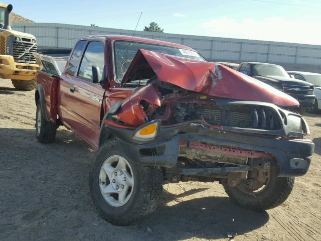 5TEWN72N83Z223548 - 2003 TOYOTA TACOMA XTR MAROON photo 1