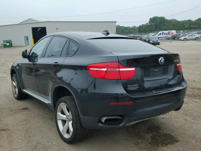 5UXFG83539LZ92916 - 2009 BMW X6 BLACK photo 3