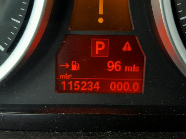 5UXFG83539LZ92916 - 2009 BMW X6 BLACK photo 8