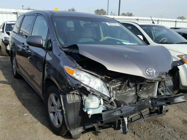 5TDKA3DC5CS016238 - 2012 TOYOTA SIENNA BAS GRAY photo 1