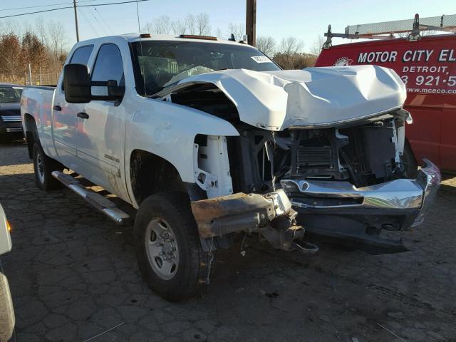 1GC4KXBGXAF138707 - 2010 CHEVROLET SILVERADO WHITE photo 1